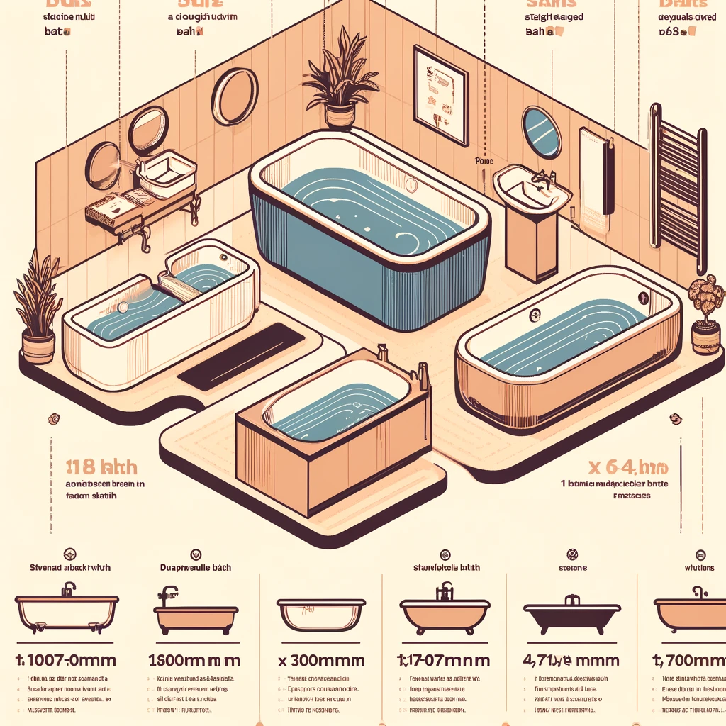 Standard Bath Sizes in the UK